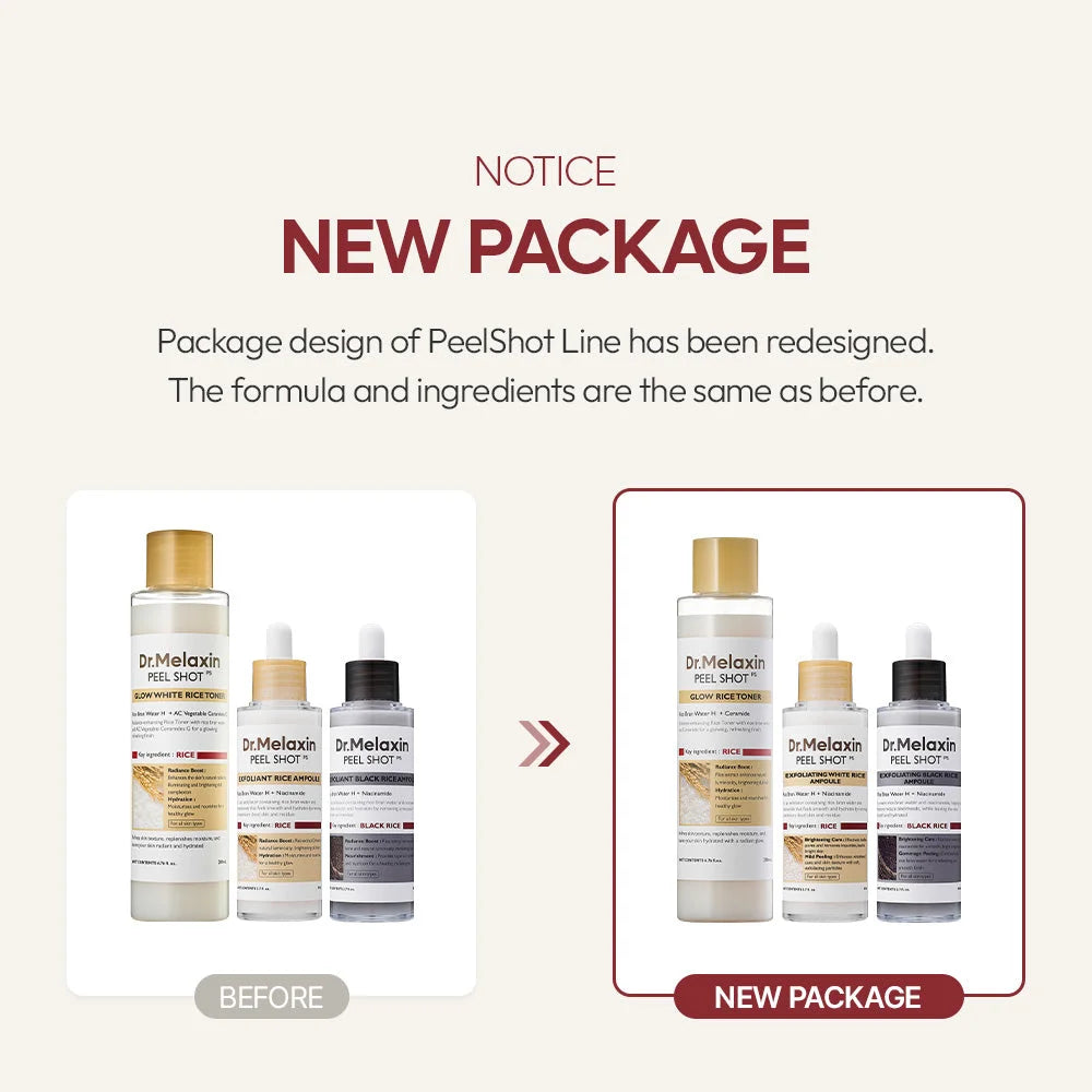 Peel Shot Glow Black Rice Ampoule