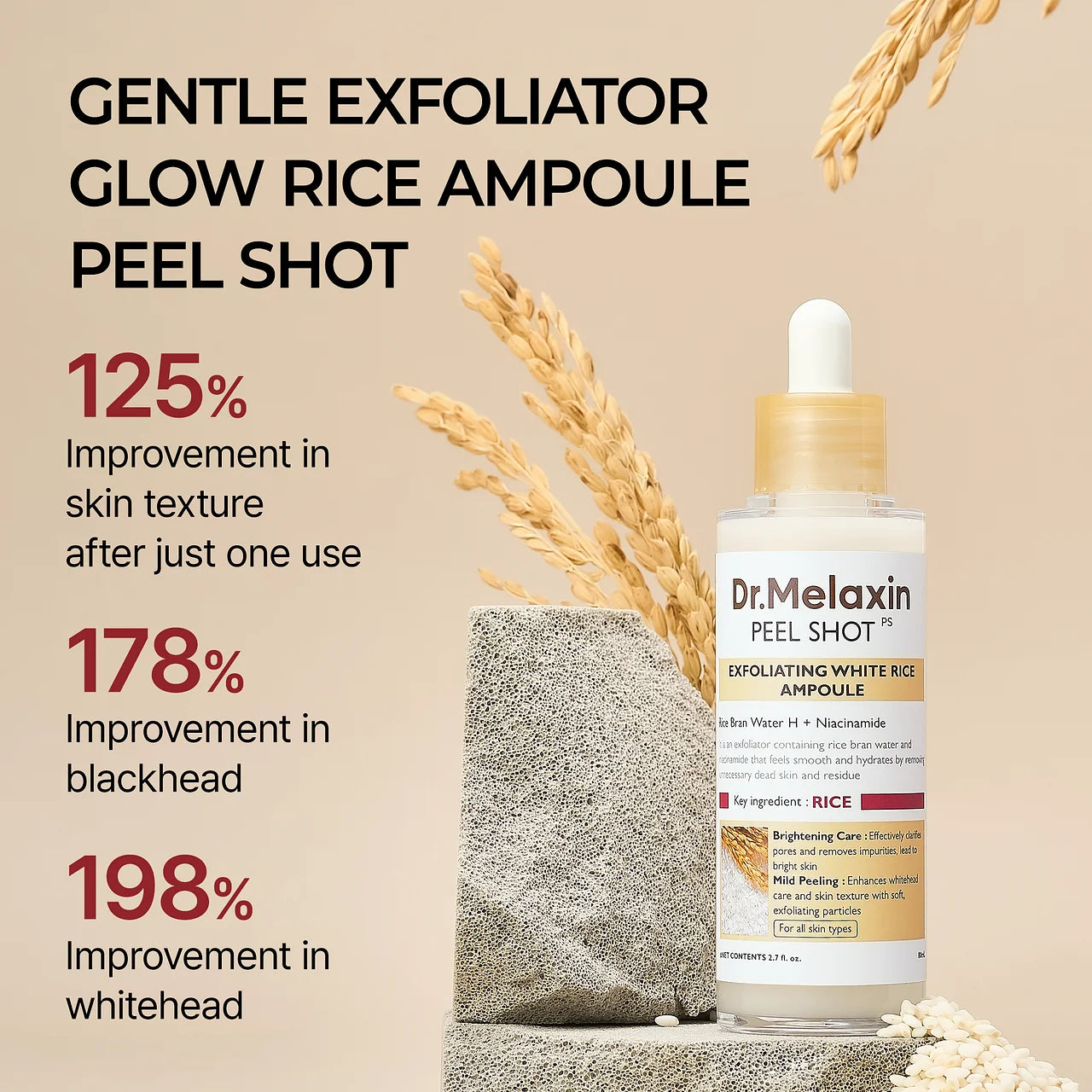 Peel Shot Glow White Rice Ampoule